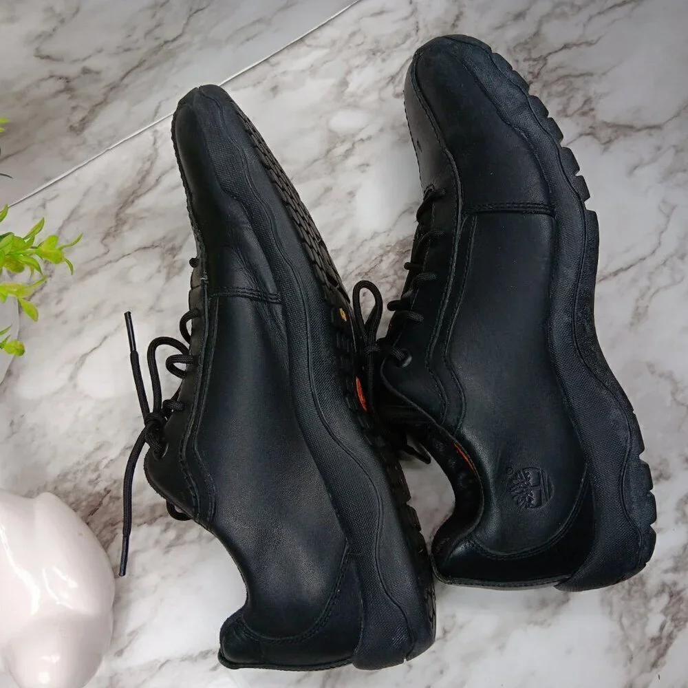 TIMBERLAND Men Earthkeepers Oxford Anti-fatigue Casual Shoe Black Size 7.5M